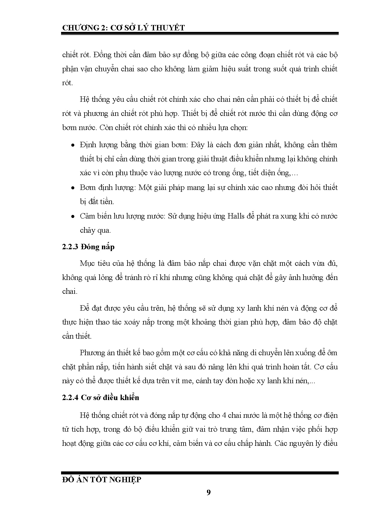 Đồ án tốt nghiệp - Thiết kế và thi công mô hình chiết rót tự động - Trang 30