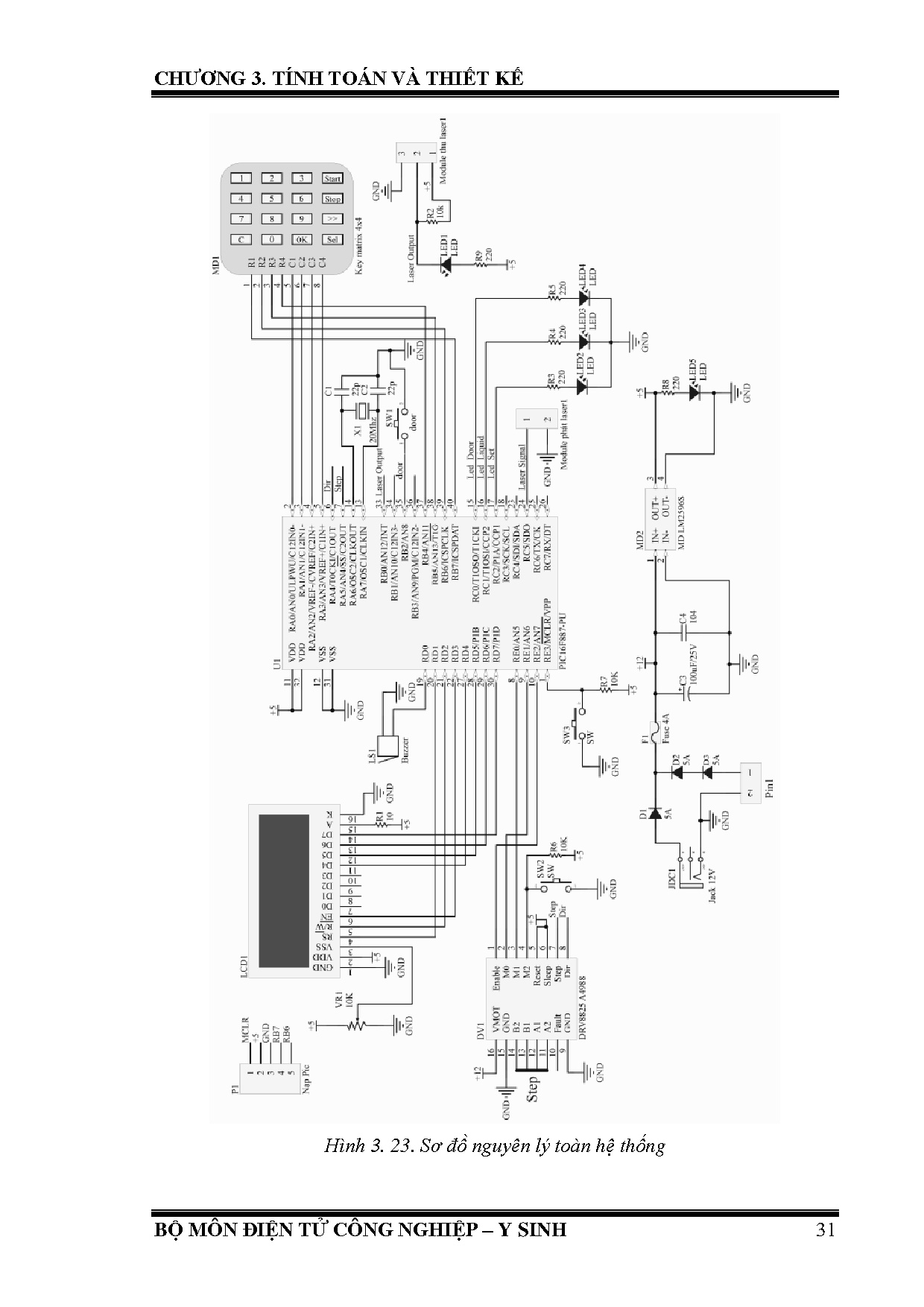 Đồ án tốt nghiệp - Thiết kế và thi công máy truyền dịch sử dụng trong y tế - Trang 46