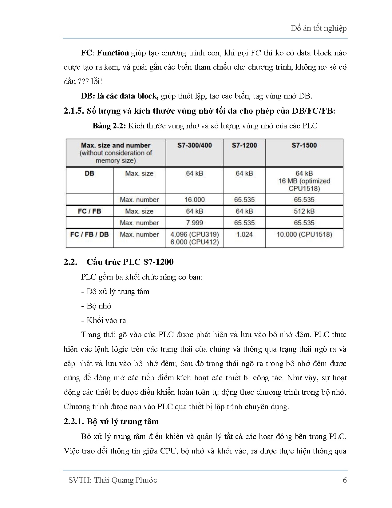 Đồ án tốt nghiệp - Mô hình máy băm cây điều khiển bằng PLC và biến tần - Trang 17