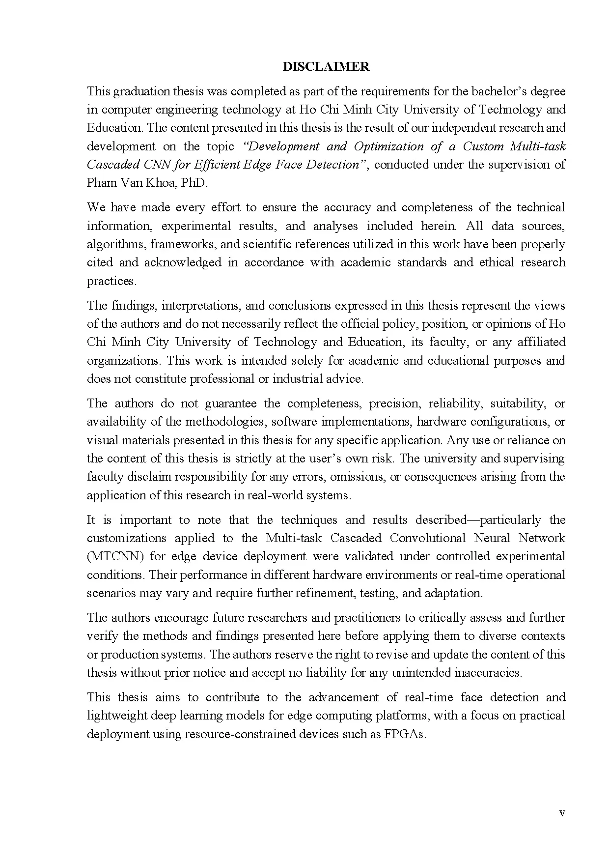 Đồ án tốt nghiệp - Development and optimization of a custom multi-task cascaded cnn for EEFD - Trang 3
