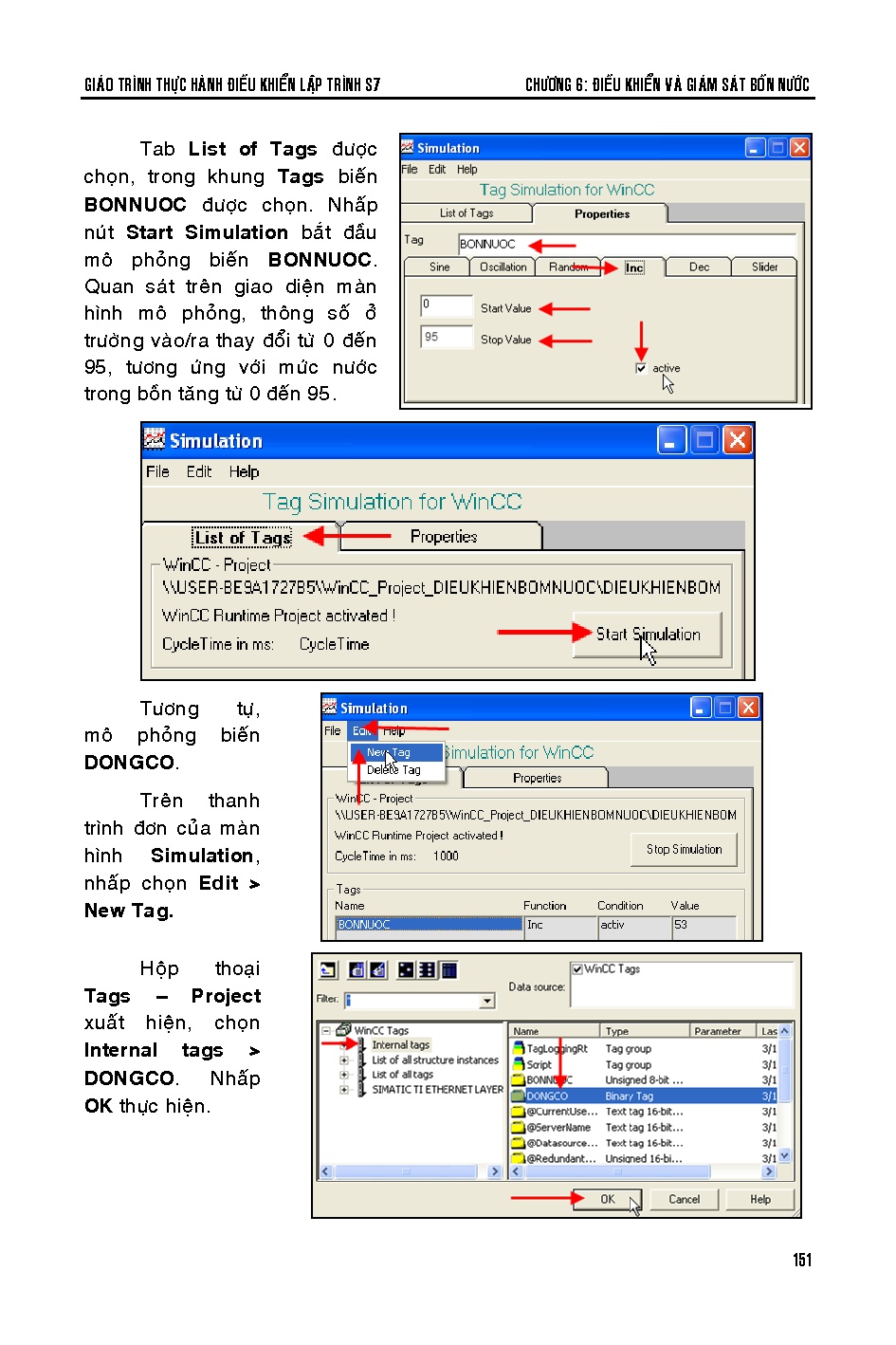 Giáo trình thực hành điều khiển lập trình S7 (HCMUTE) - Trang 153