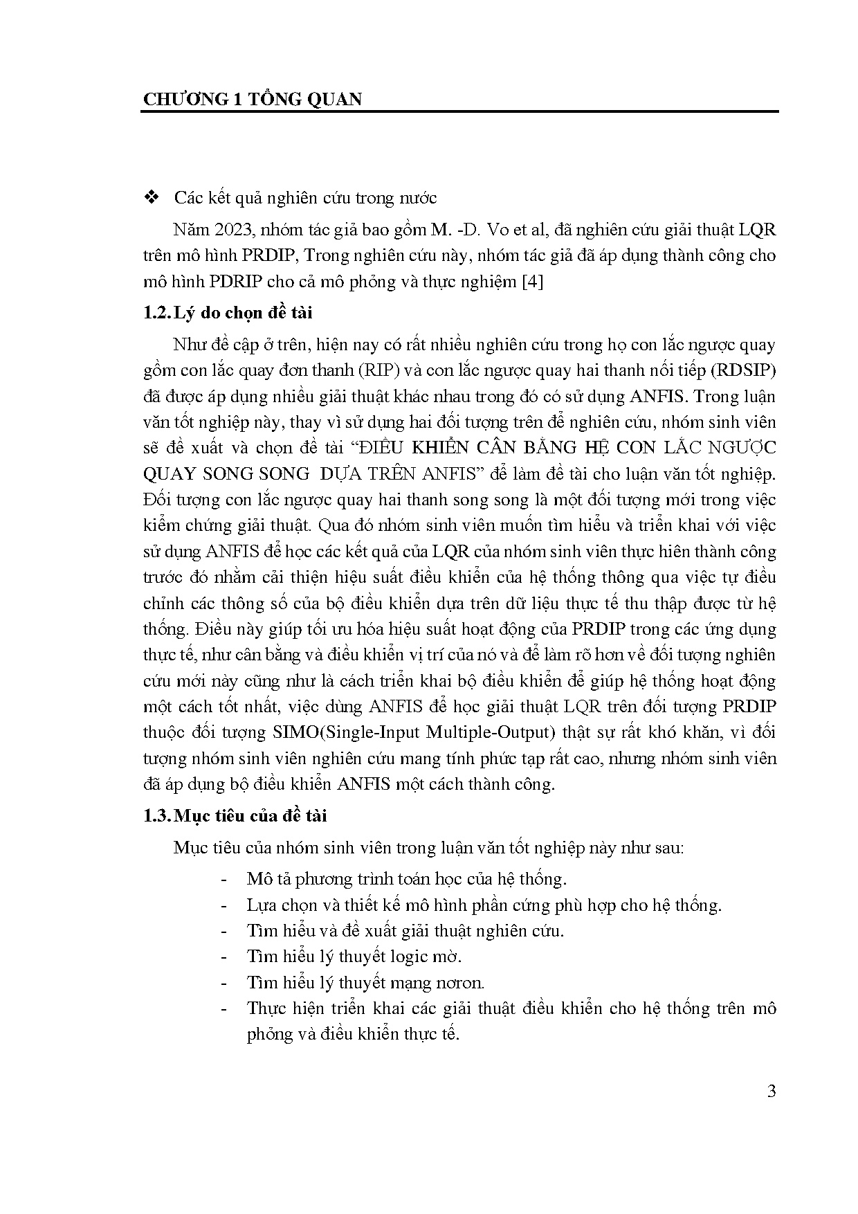 Đồ án tốt nghiệp - Điều khiển cân bằng hệ con lắc ngược quay song song dựa trên anfis - Trang 22