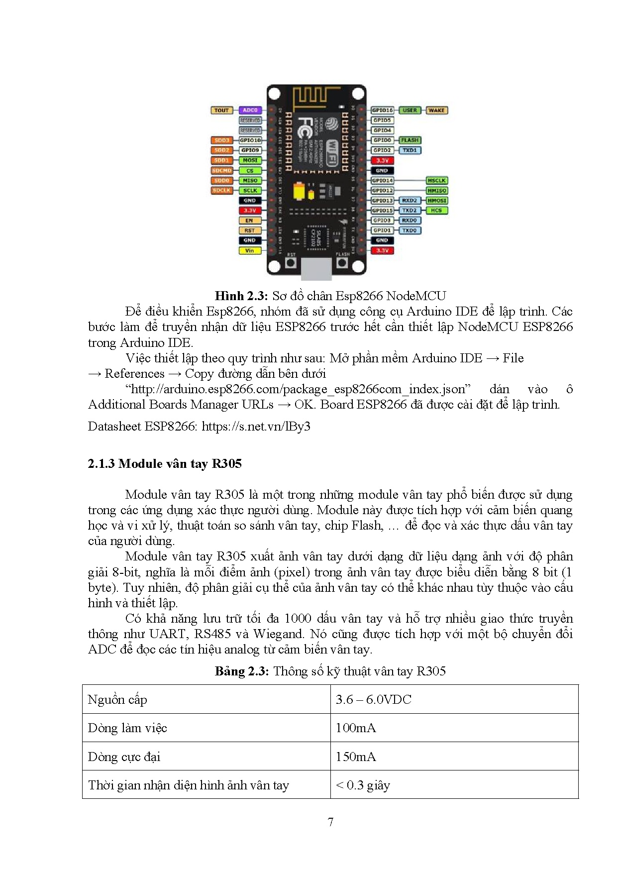Đồ án tốt nghiệp - Hệ thống cửa khóa sử dụng màn hình cảm ứng và vân tay tích hợp Iots - Trang 19