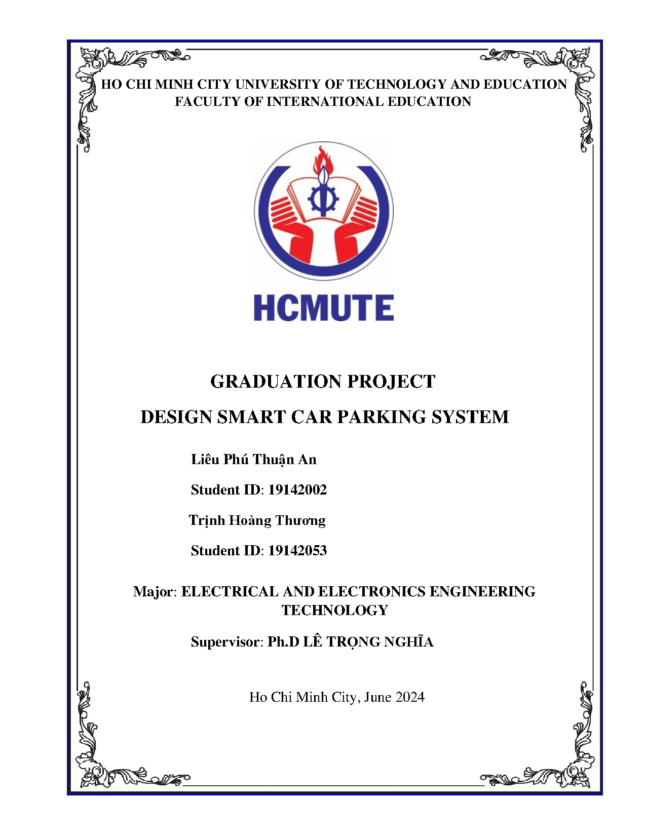 Đồ án tốt nghiệp - Design smart car parking system