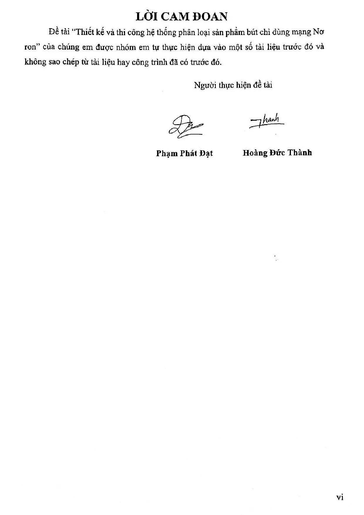 Đồ án tốt nghiệp - Thiết kế và thi công hệ thống phân loại sản phẩm bút chì dùng mạng Nơ ron - Trang 4