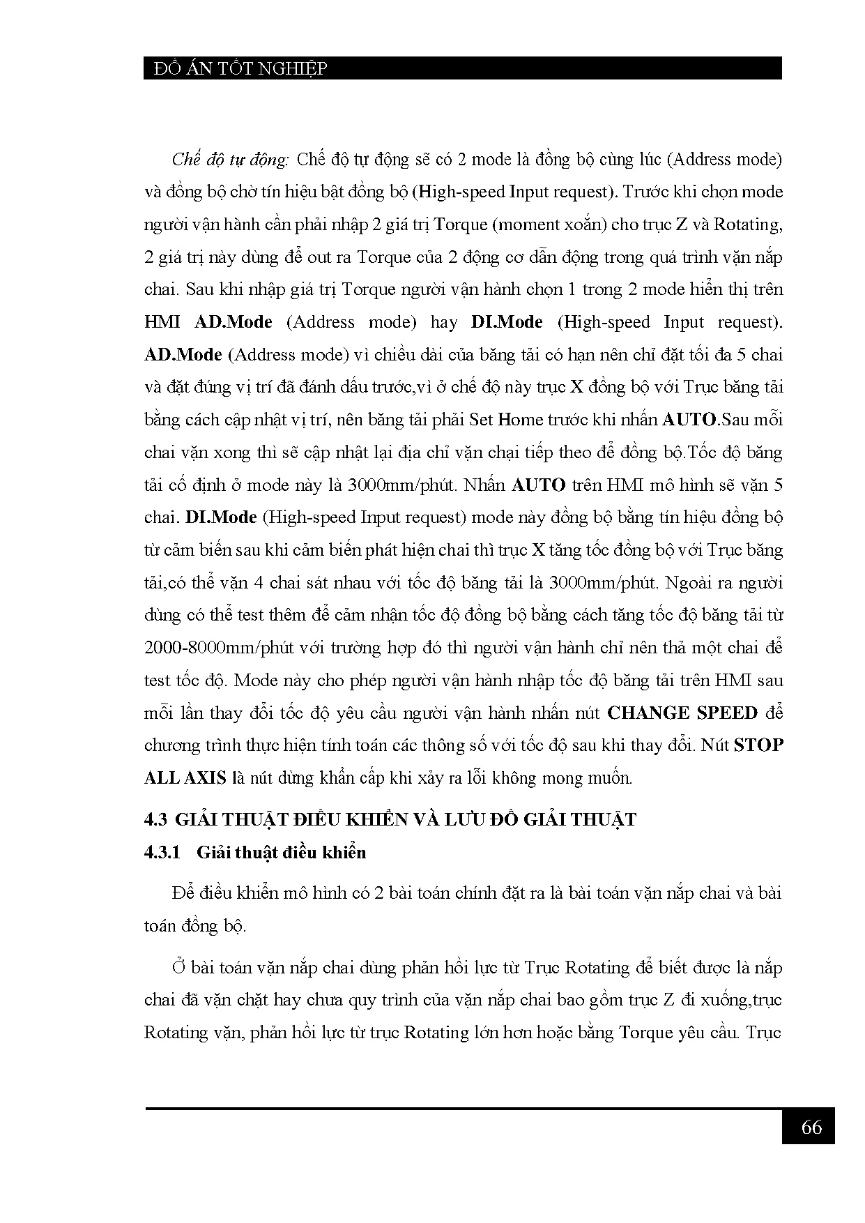 Đồ án tốt nghiệp - Máy đóng nắp chai liên tục ứng dụng điều khiển đồng bộ - Trang 88