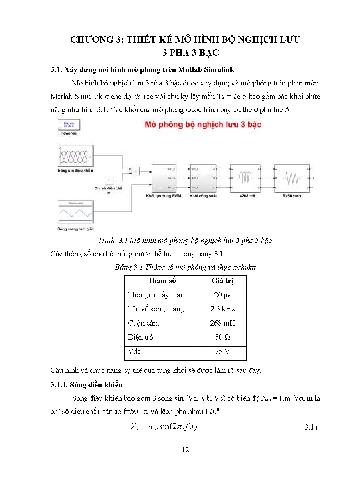 Đồ án tốt nghiệp - Giảm điện áp Common - Mode cho bộ nghịch lưu 3 pha 3 bậc - Trang 28