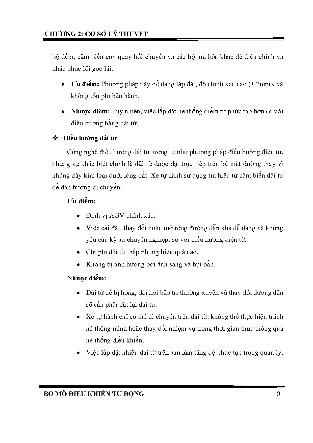 Đồ án tốt nghiệp - Xây dựng và điều khiển robot hai bánh vi sai vận chuyển hàng bám theo người - Trang 31