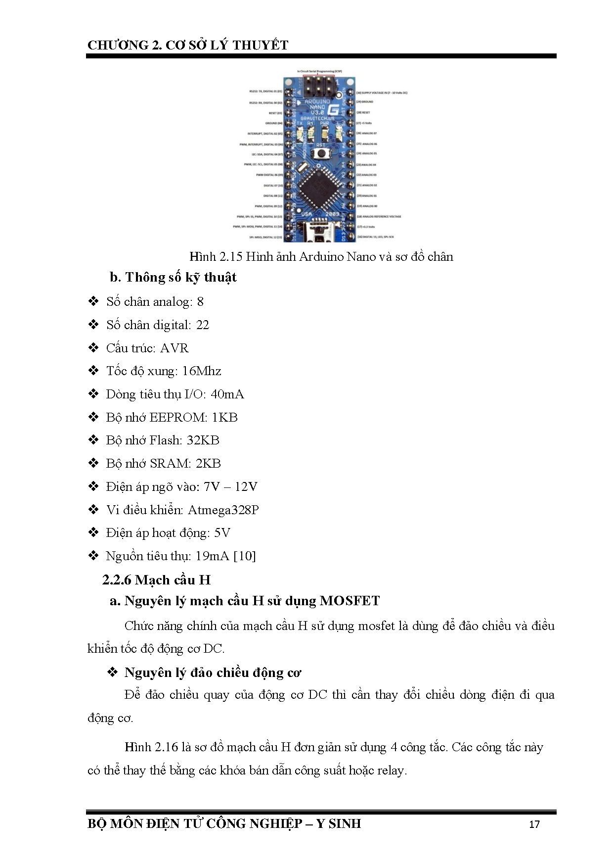 Đồ án tốt nghiệp - Thiết kế và thi công mạch cửa cổng đa chế độ - Trang 31