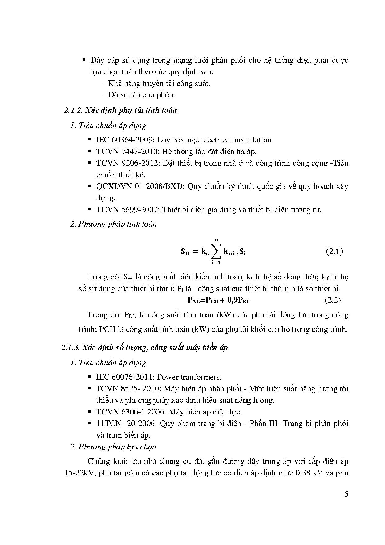 Đồ án tốt nghiệp - Thiết kế hệ thống cung cấp điện cho tòa nhà - Trang 13
