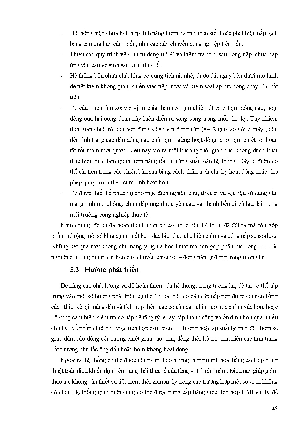 Đồ án tốt nghiệp - Hệ thống chiết rót và đóng nắp nhiều chai trên một dây chuyền - Trang 62
