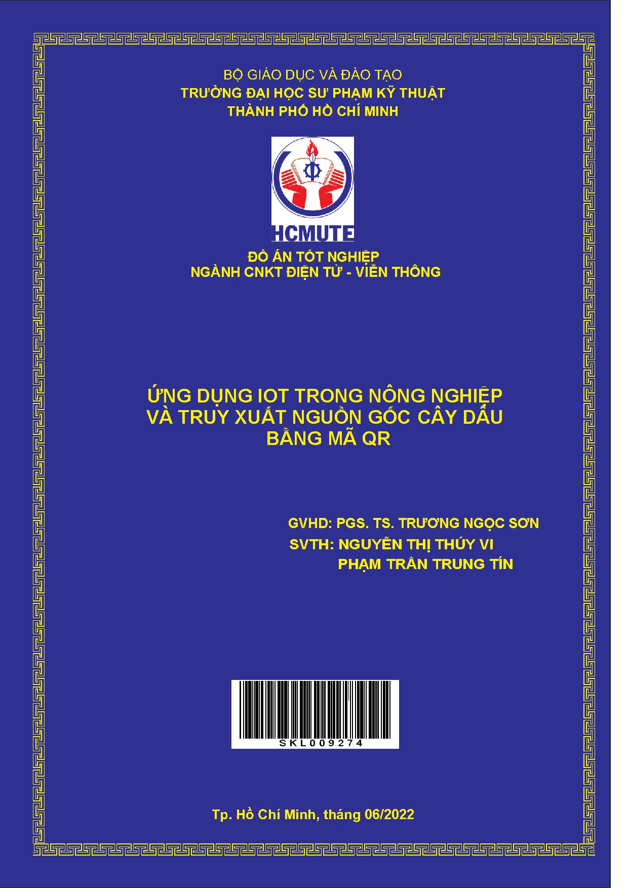 Đồ án tốt nghiệp - Ứng dụng Iot trong nông nghiệp và truy xuất nguồn gốc cây dâu bằng mã QR