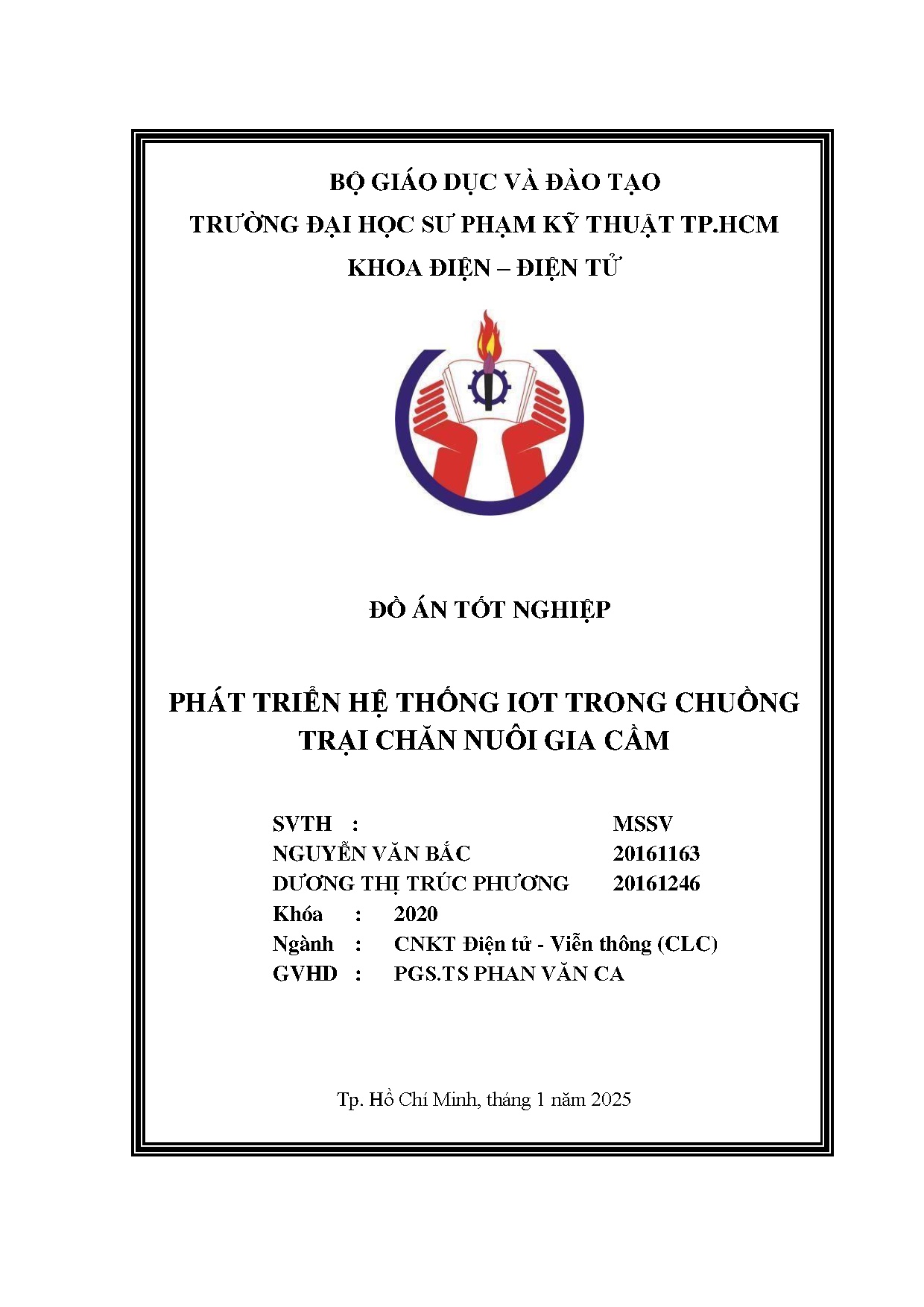 Đồ án tốt nghiệp - Phát triển hệ thống IOT trong chuồng trại chăn nuôi gia cầm