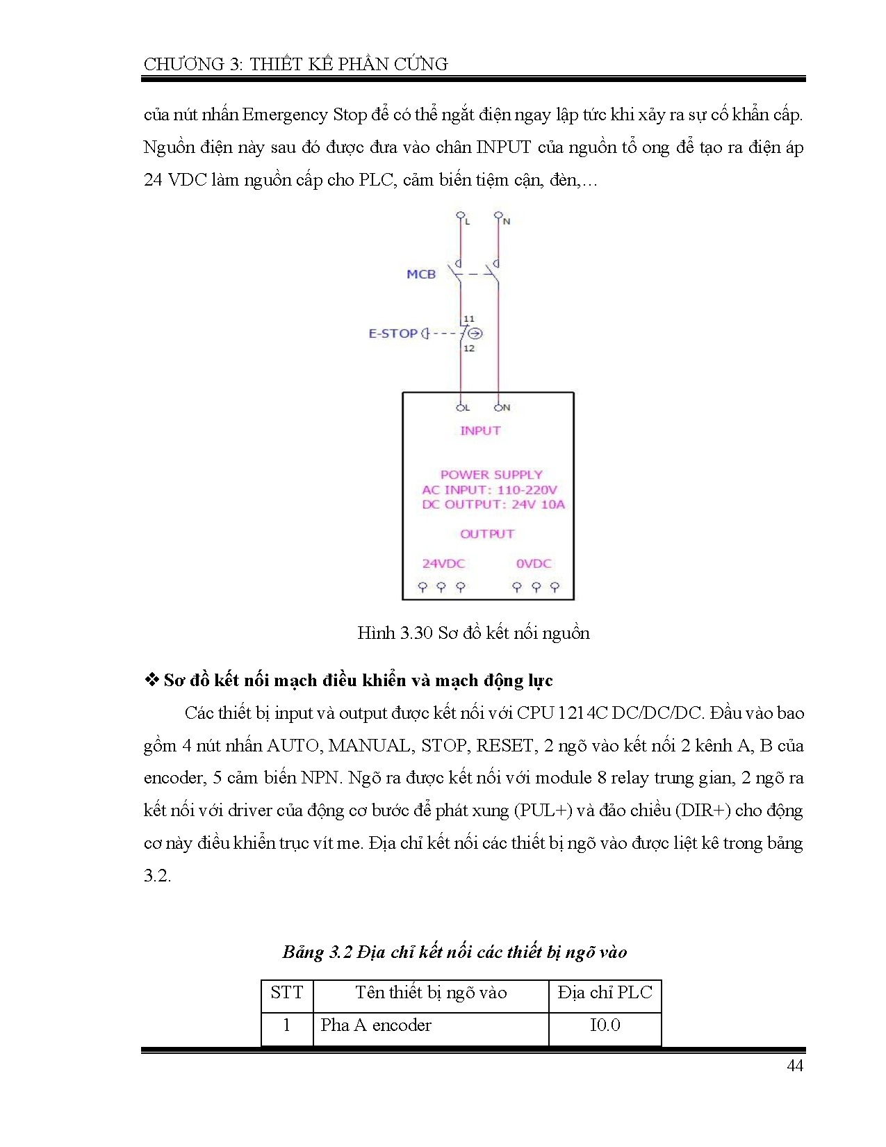 Đồ án tốt nghiệp - Thiết kế và chế tạo máy in lụa tự động sử dụng PLC - Trang 58