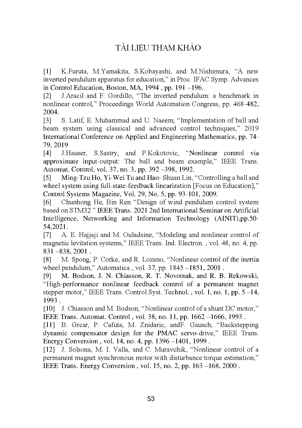 Đồ án tốt nghiệp - Khảo sát điều khiển Linear quadratic regulator cho hệ bóng trên bánh xe - Trang 56