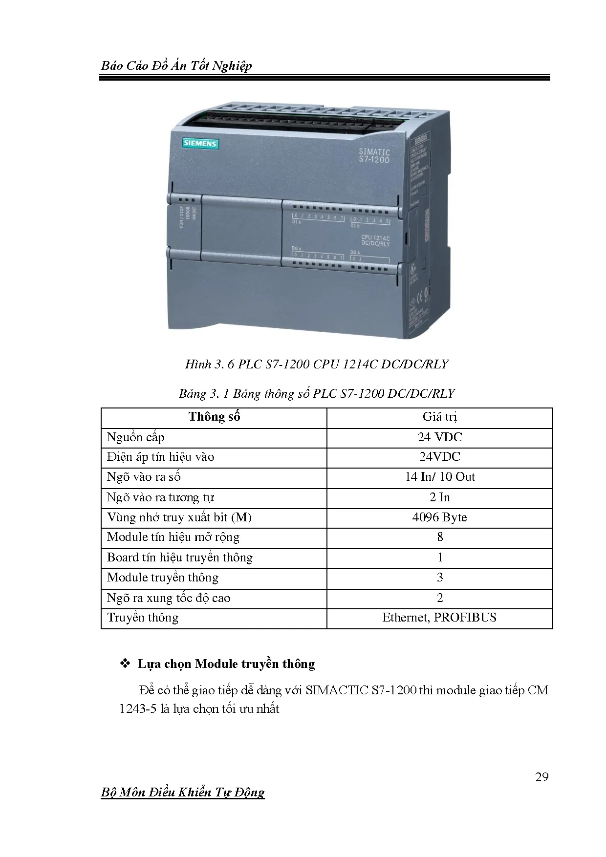 Đồ án tốt nghiệp - Thiết kế và điều khiển mô hình cuộn xả vải - Trang 47