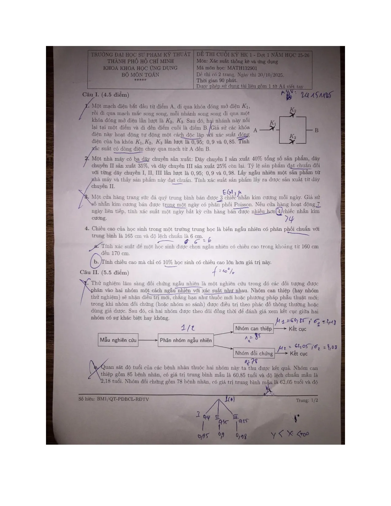 ĐỀ THI CUỐI KÌ NĂM 2025