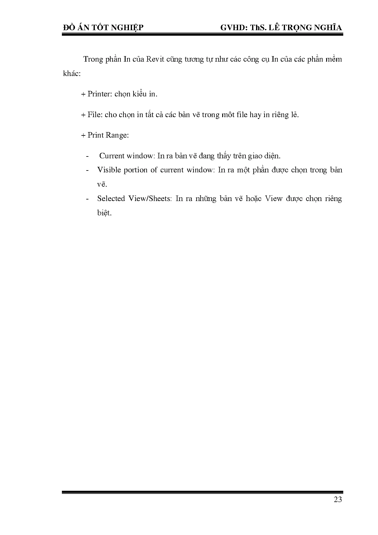 Đồ án tốt nghiệp - Tìm hiểu về phần mềm Revit Mep: - Trang 31