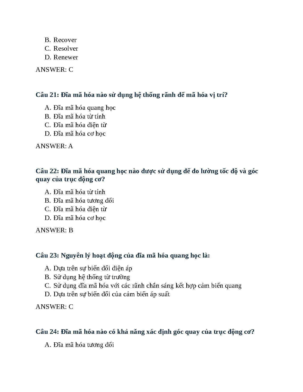 Trắc nghiệm chương 10 đo lường - Trang 6