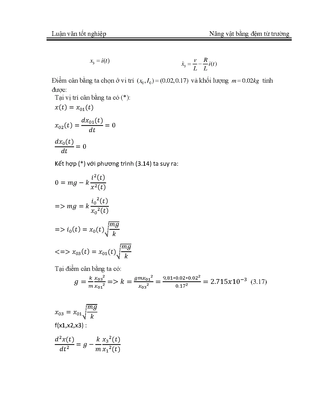 Đồ án tốt nghiệp - Mô hình nâng vật bằng đệm từ trường - Trang 40