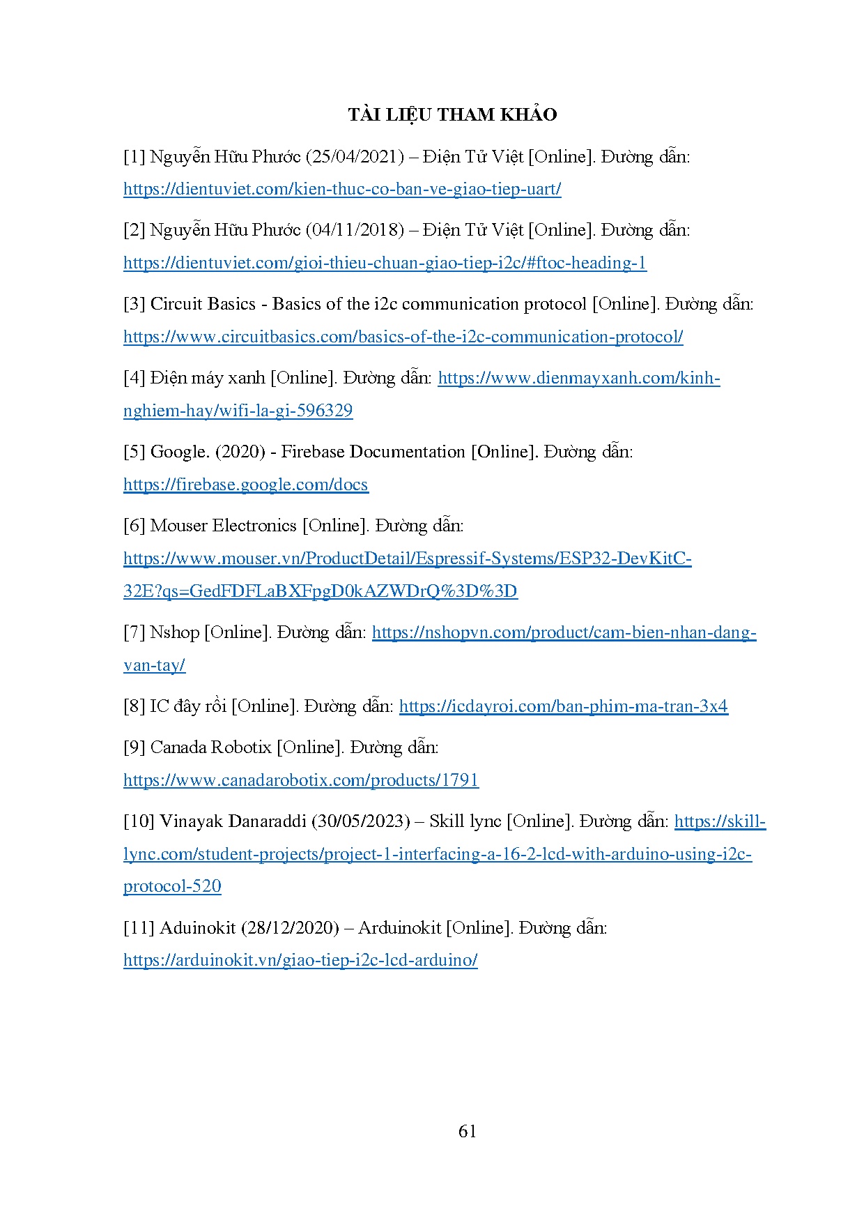 Đồ án tốt nghiệp - Hệ thống quản lý khu trọ bằng cửa khóa tự động - Trang 76