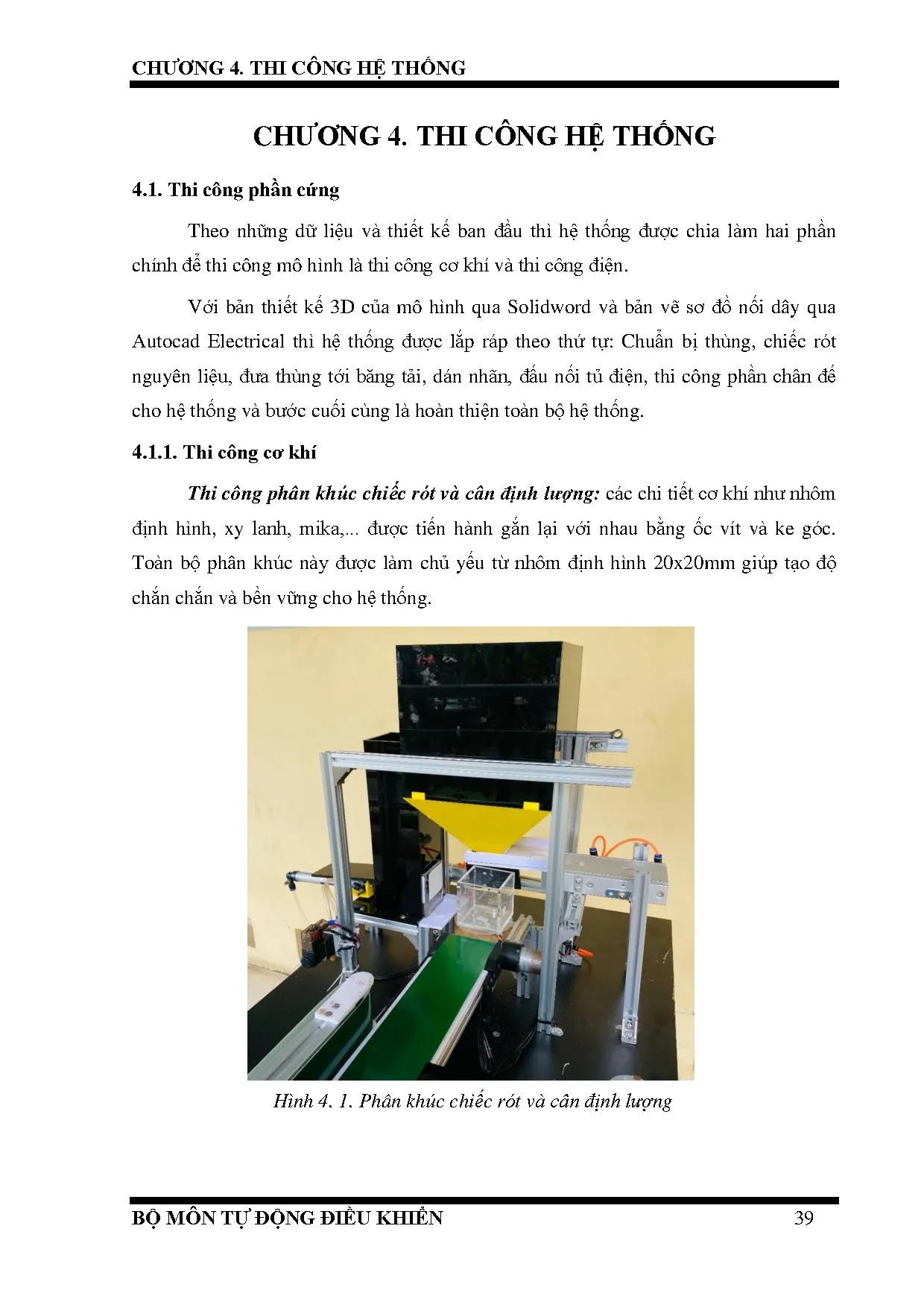 Đồ án tốt nghiệp - Điều khiển giám sát hệ thống cân định lượng - dán nhãn - Trang 58