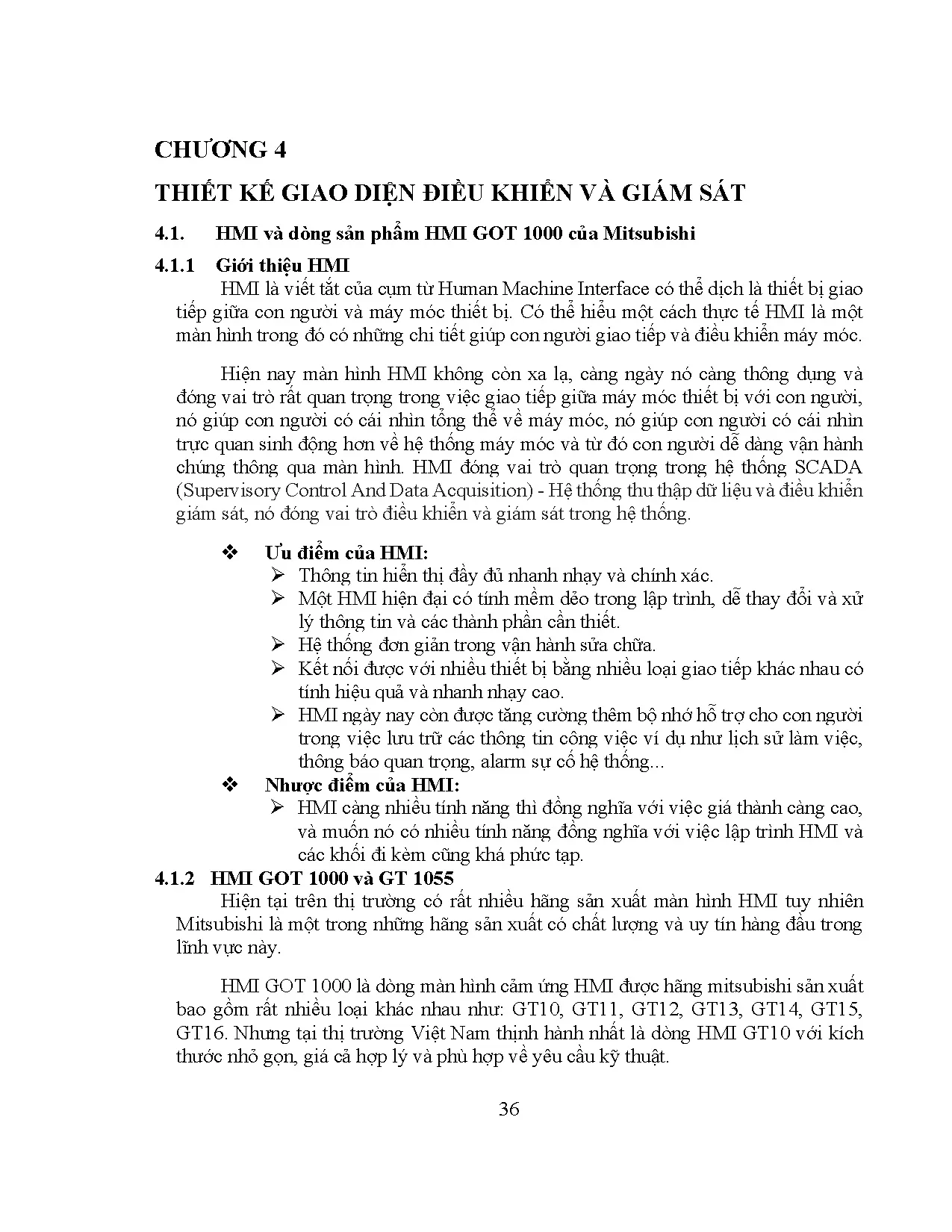 Đồ án tốt nghiệp - Mô hình điều khiển tay máy bốn trục dùng mạng Servo - Trang 47