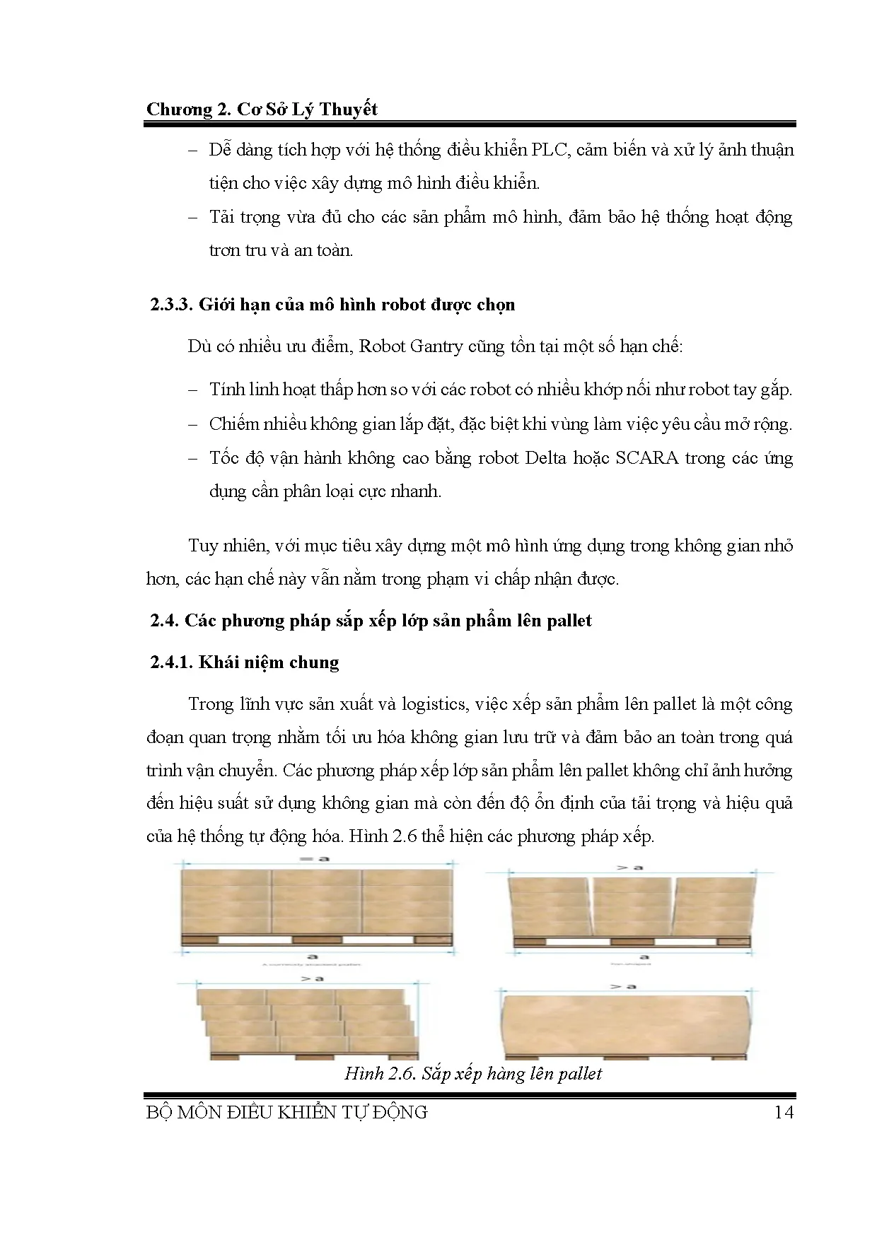 Đồ án tốt nghiệp - Thiết kế và điều khiển mô hình Robot Gantry tự động phân phối hàng hóa - Trang 31
