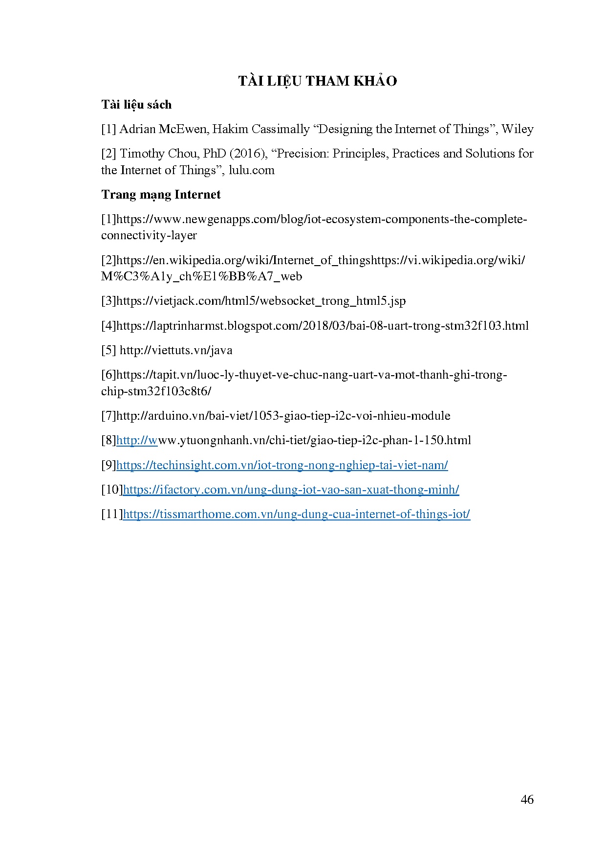 Đồ án tốt nghiệp - Điều khiển và giám sát tủ trồng rau quả Internet - Trang 59