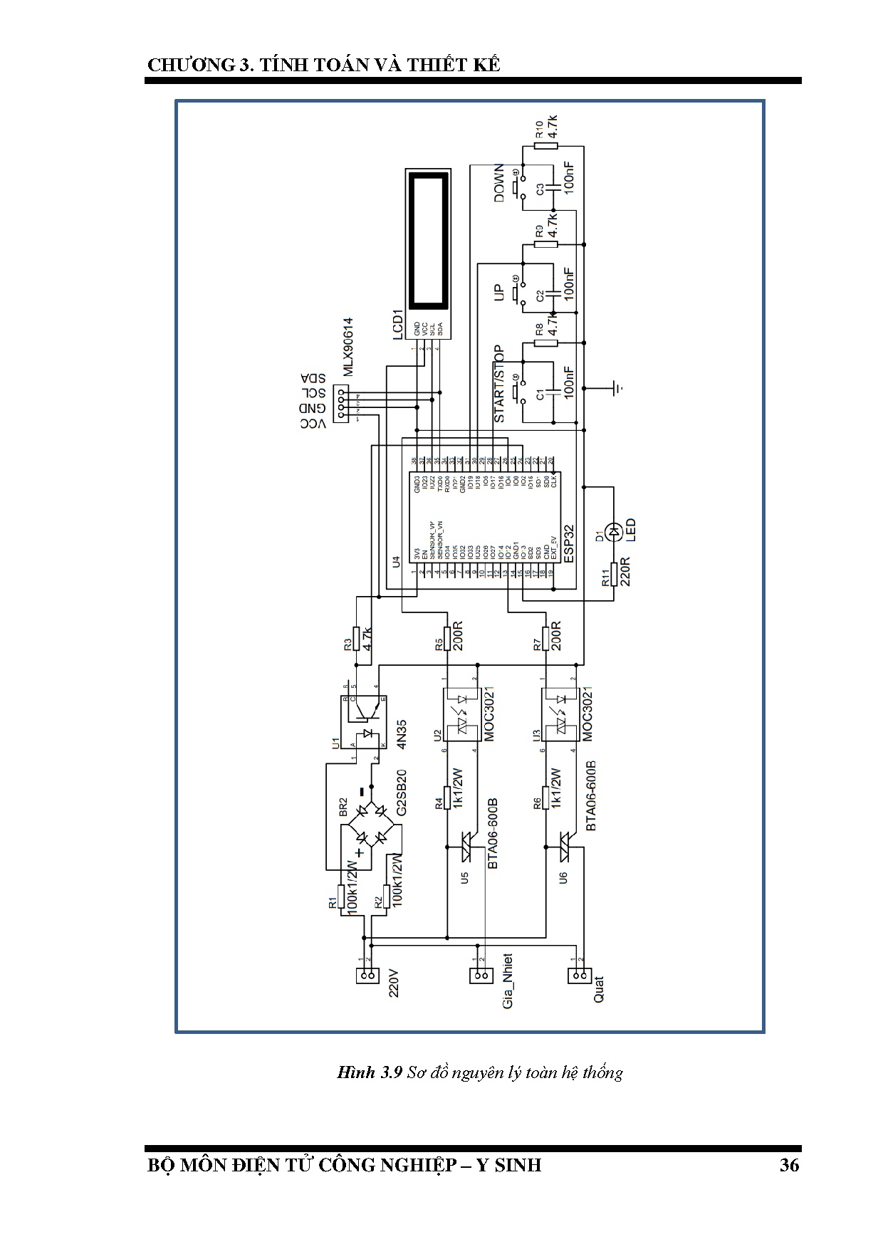 Đồ án tốt nghiệp - Thiết kế và thi công tủ làm ấm dịch truyền - Trang 52
