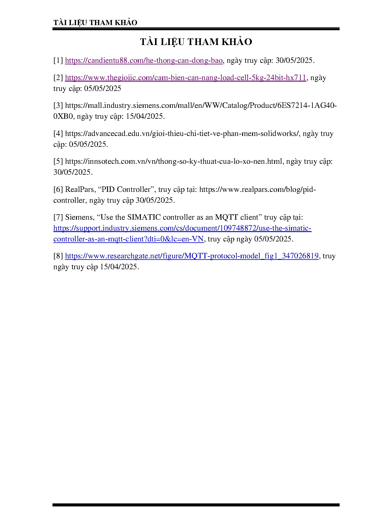 Đồ án tốt nghiệp - Hệ thống cân và đóng gói tự động giám sát từ xa - Trang 102