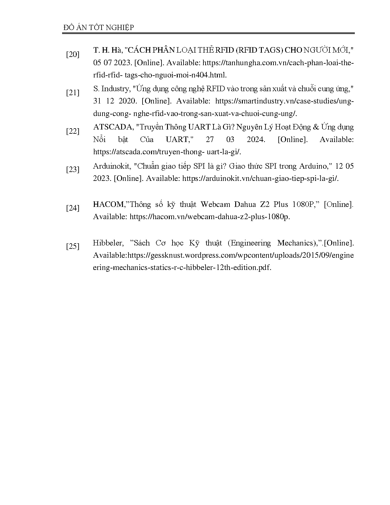 Đồ án tốt nghiệp - Điều khiển hệ thống lưu kho kết hợp xe AGV vận chuyển hàng hóa - Trang 198