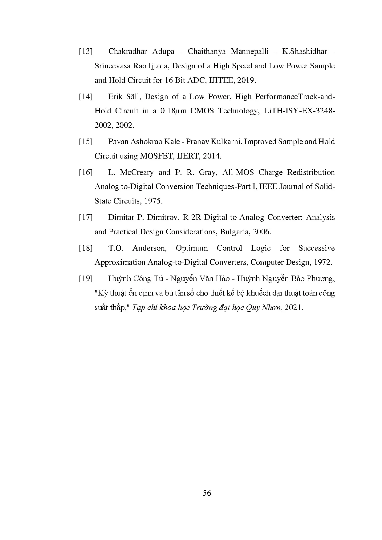 Đồ án tốt nghiệp - Thiết kế và đánh giá hệ thống SAR ADC 10 Bit thực hiện trên phần mềm Cadence - Trang 73
