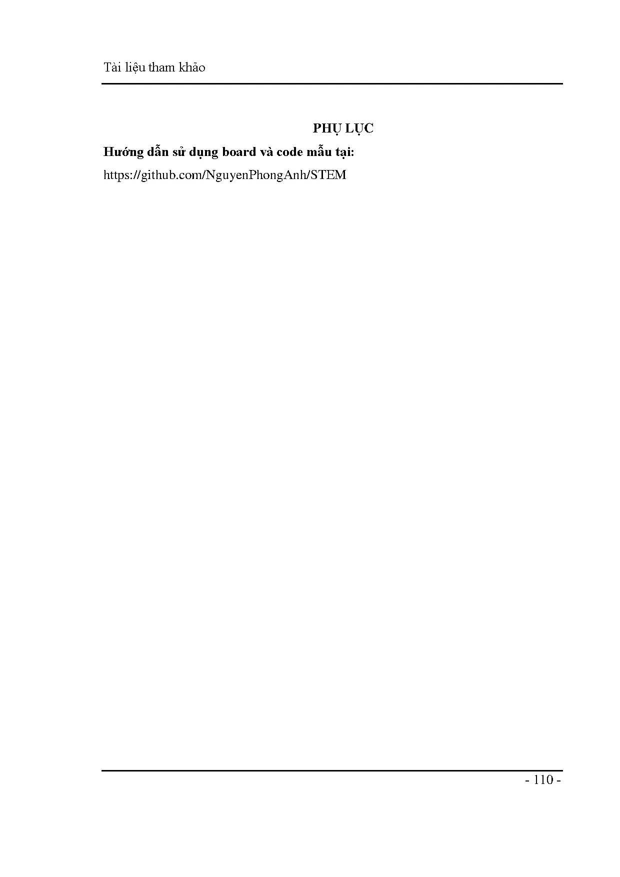 Đồ án tốt nghiệp - Thiết kế và lập trình nhúng cho mạch điện tử để ứng dụng cho giáo dục stem - Trang 128