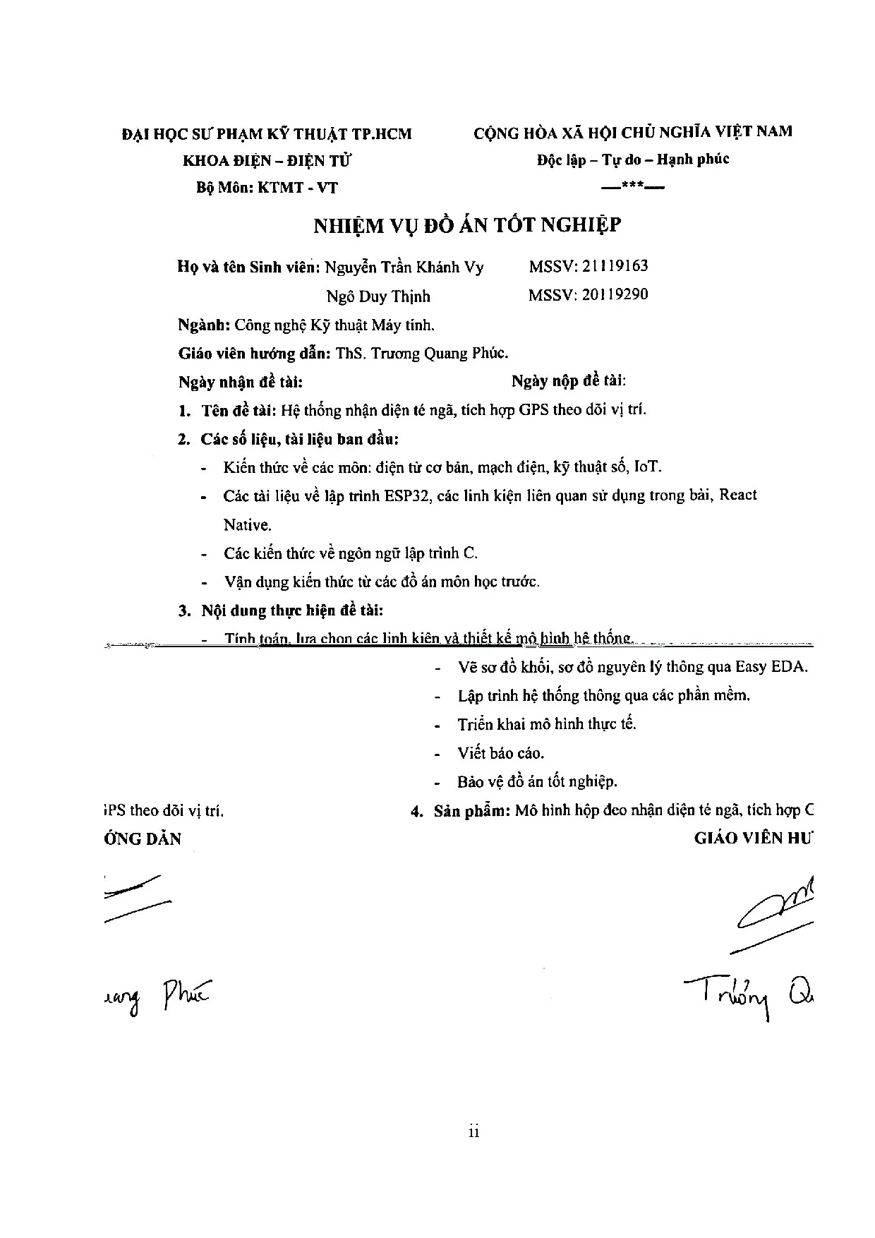 Đồ án tốt nghiệp - Hệ thống nhận diện tai nạn té ngã, tích hợp GPS theo dõi vị trí - Trang 4