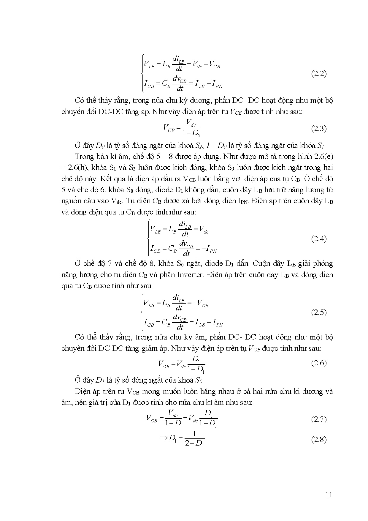 Đồ án tốt nghiệp - Phân tích tín hiệu nhỏ và thiết kế bộ điều khiển cho cấu hình Common ground TÁMP - Trang 24