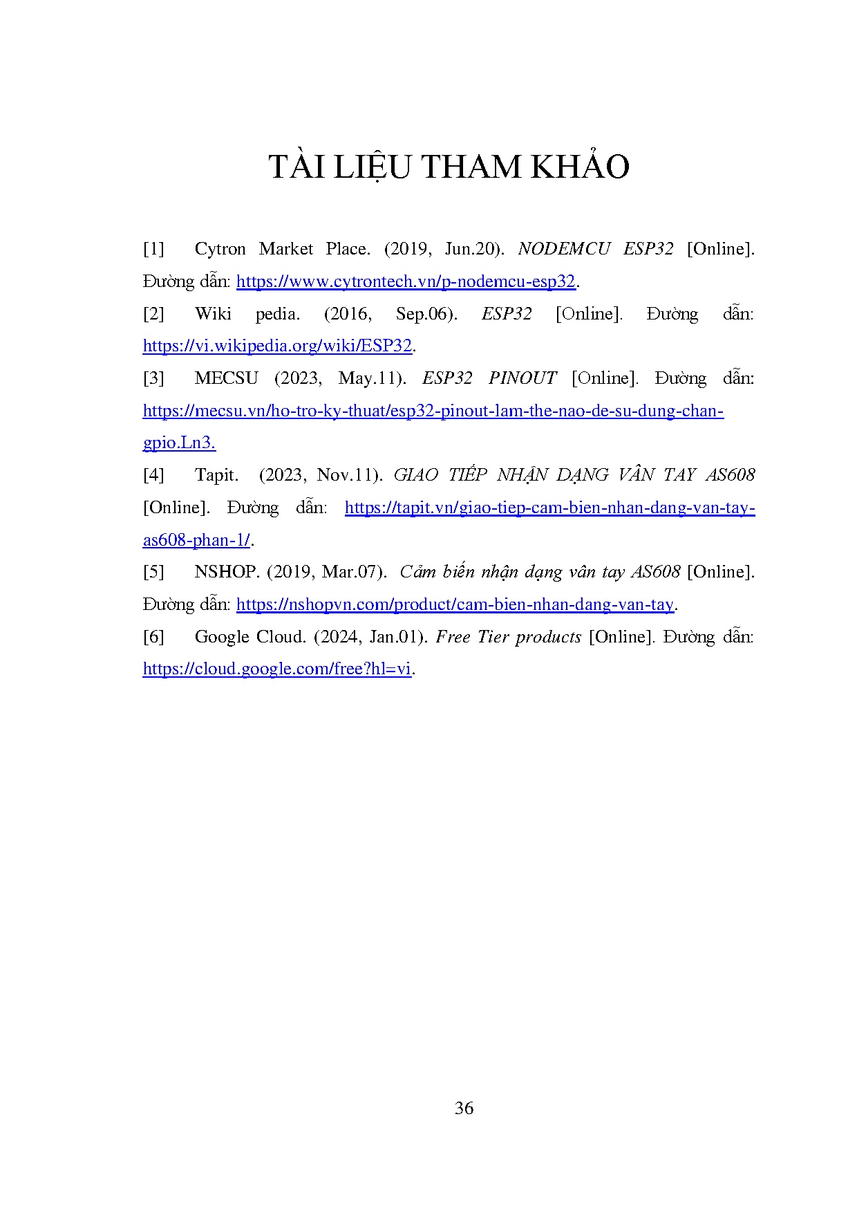 Ảnh một số trang tài liệu