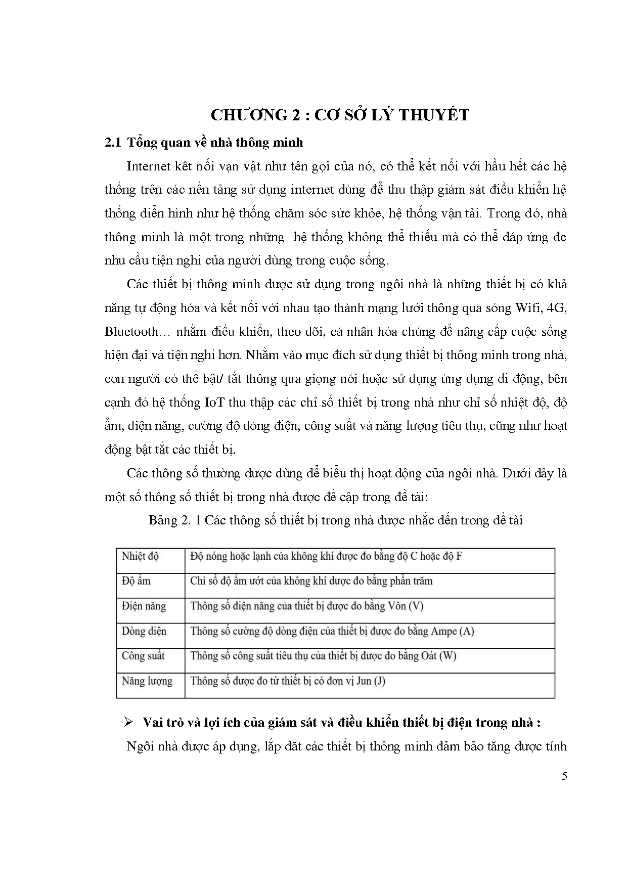 Đồ án tốt nghiệp - Xây dựng hệ thống giám sát và điều khiển thiết bị điện trong nhà bằng giọng nói - Trang 22