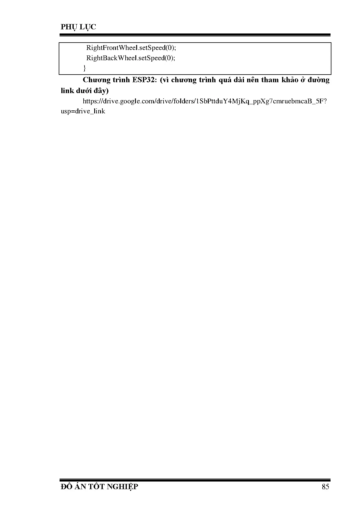 Đồ án tốt nghiệp - Thiết kế mô hình và điều khiển hệ thống Mobile Robot lưu kho tự động - Trang 98