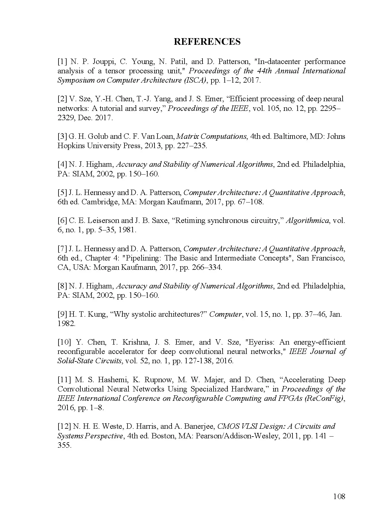 Đồ án tốt nghiệp - Design and implementation of matrix multiplication on systolic array A - Trang 121