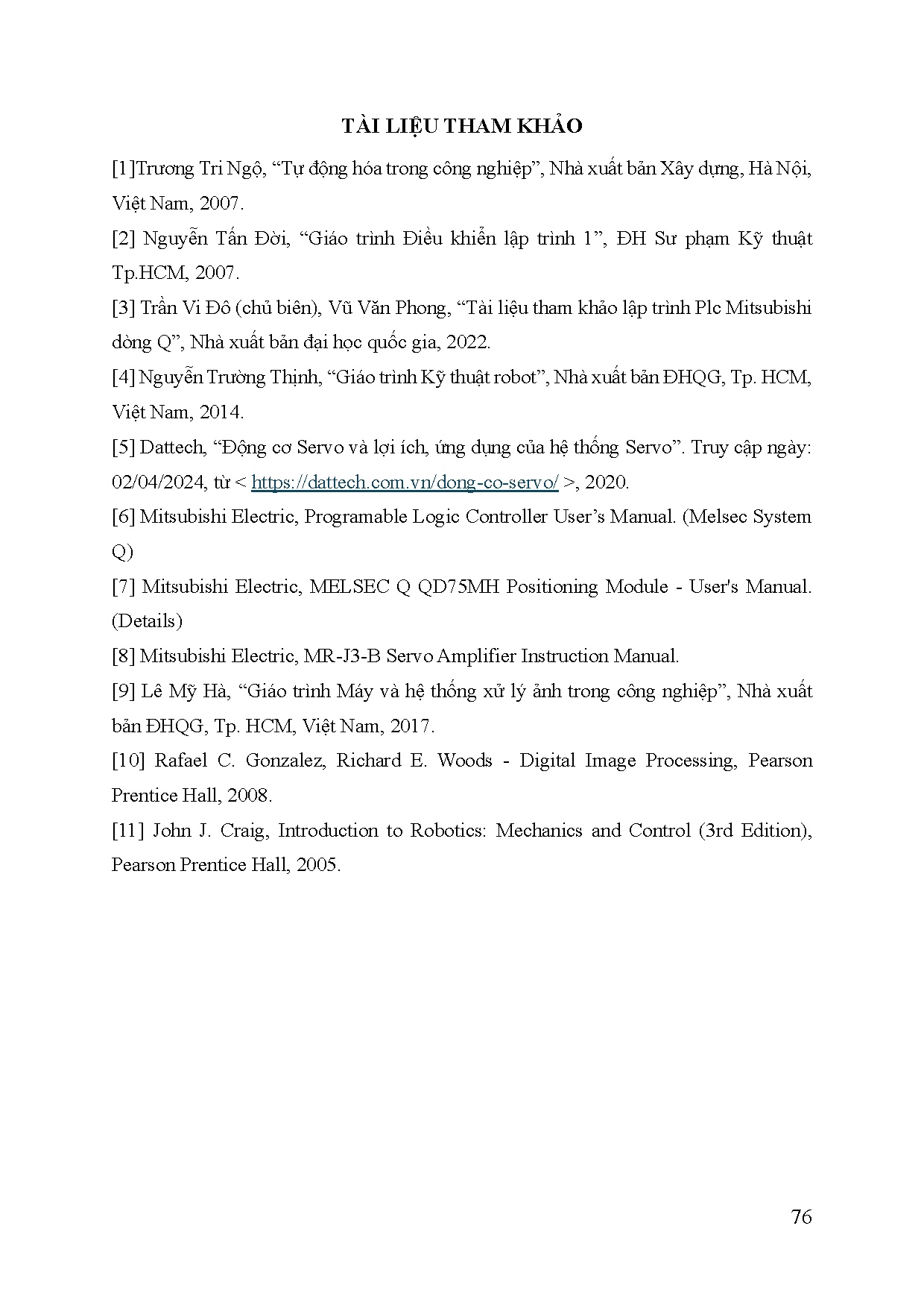 Đồ án tốt nghiệp - Xây dựng và điều khiển hệ thống phun keo - Trang 94