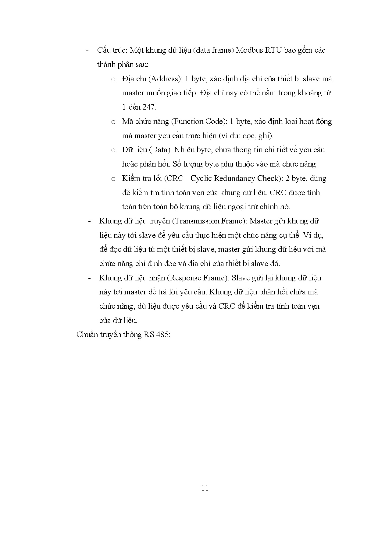 Đồ án tốt nghiệp - Giải pháp mở rộng thiết bị điều khiển và giám sát theo các chuẩn công NCDNVVN - Trang 24