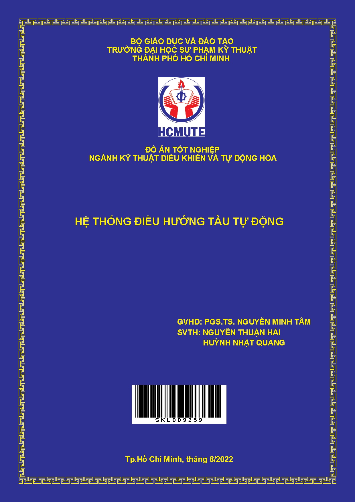 Đồ án tốt nghiệp - Hệ thống điều hướng tàu tự động