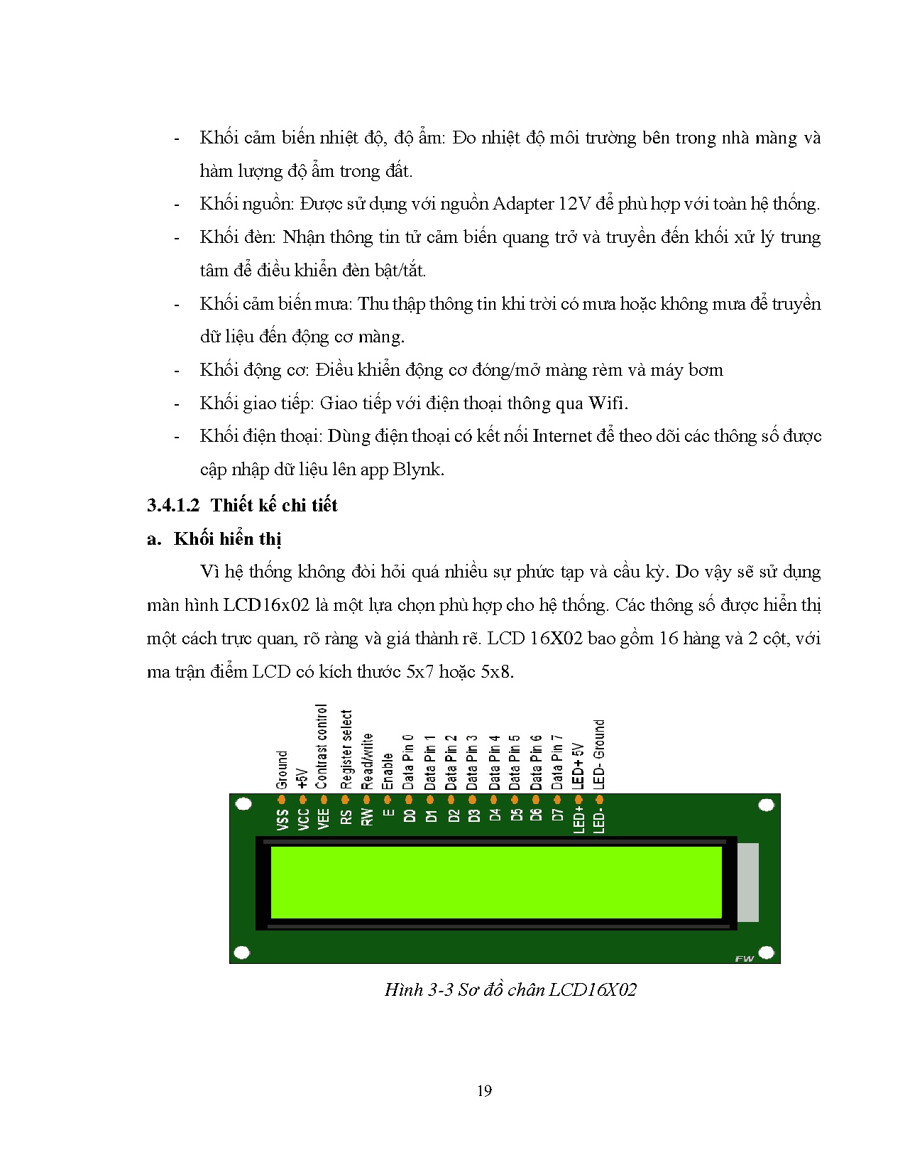 Đồ án tốt nghiệp - Thiết kế hệ thống Iot giám sát và điều khiển nhà màng - Trang 32