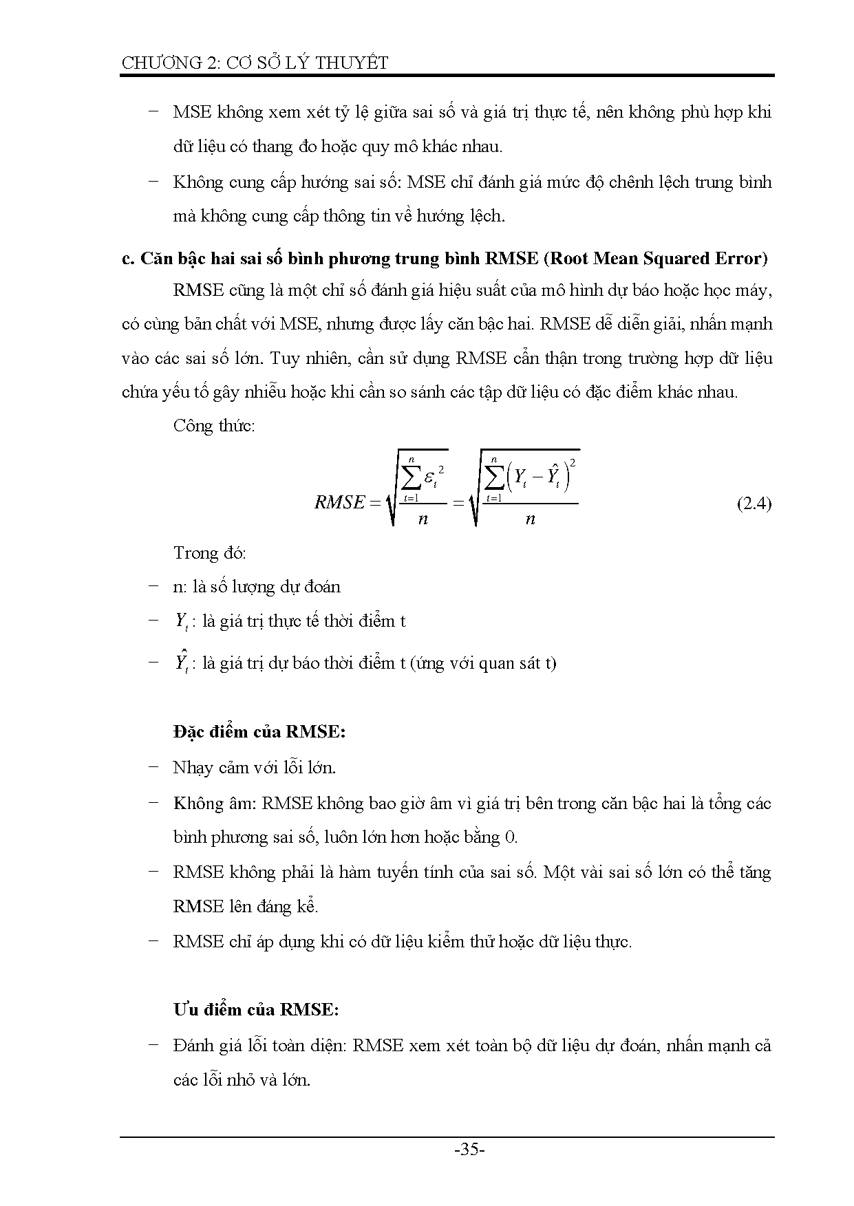 Đồ án tốt nghiệp - Thiết kế mô hình dự báo điện năng tiêu thụ tại Thành phố Hồ Chí Minh BCMHHMTNTR - Trang 50