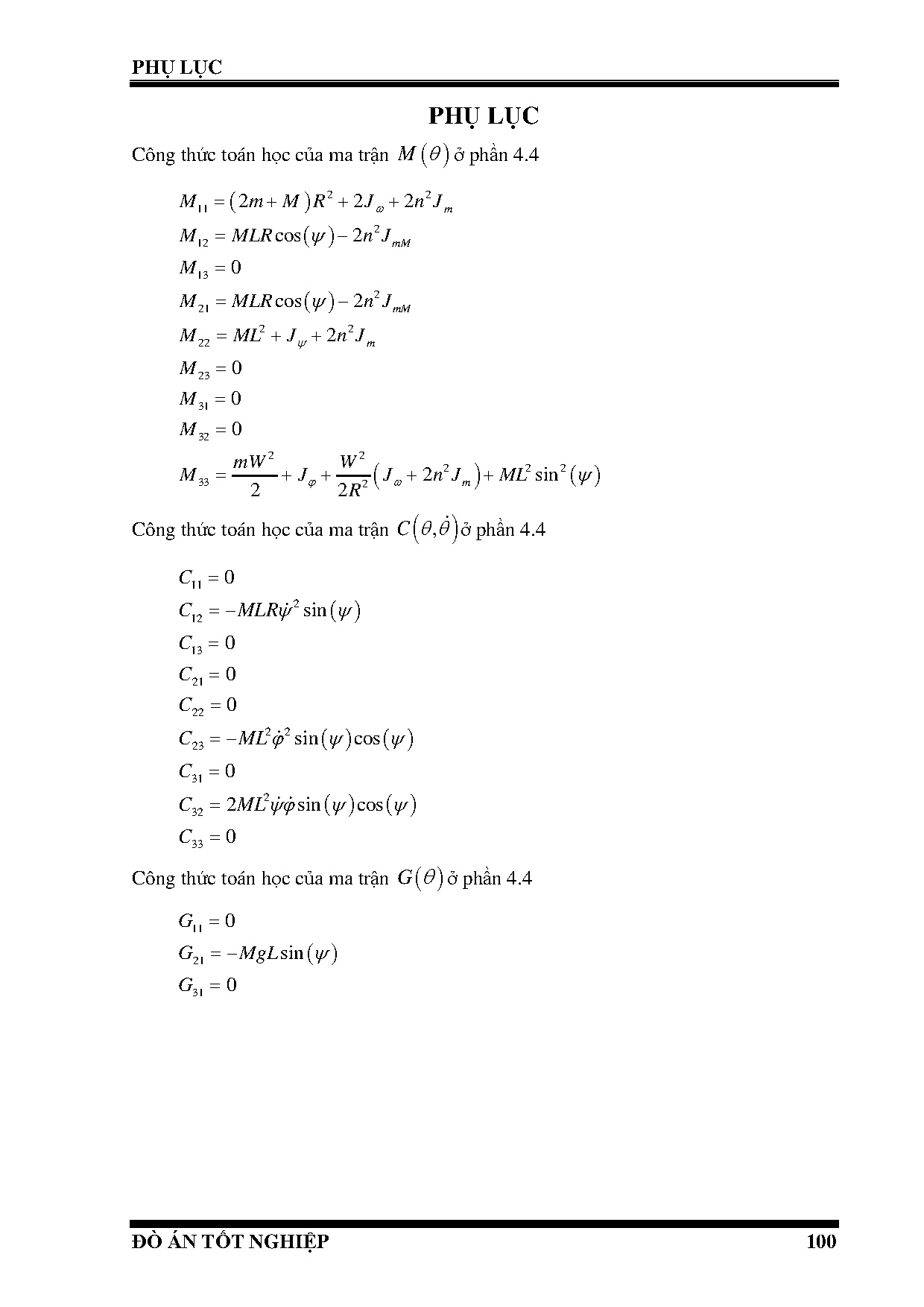 Đồ án tốt nghiệp - Thiết kế bộ điều khiển chuyển động nâng cao cho robot chân hai bánh cân BVCCTĐDTR - Trang 123