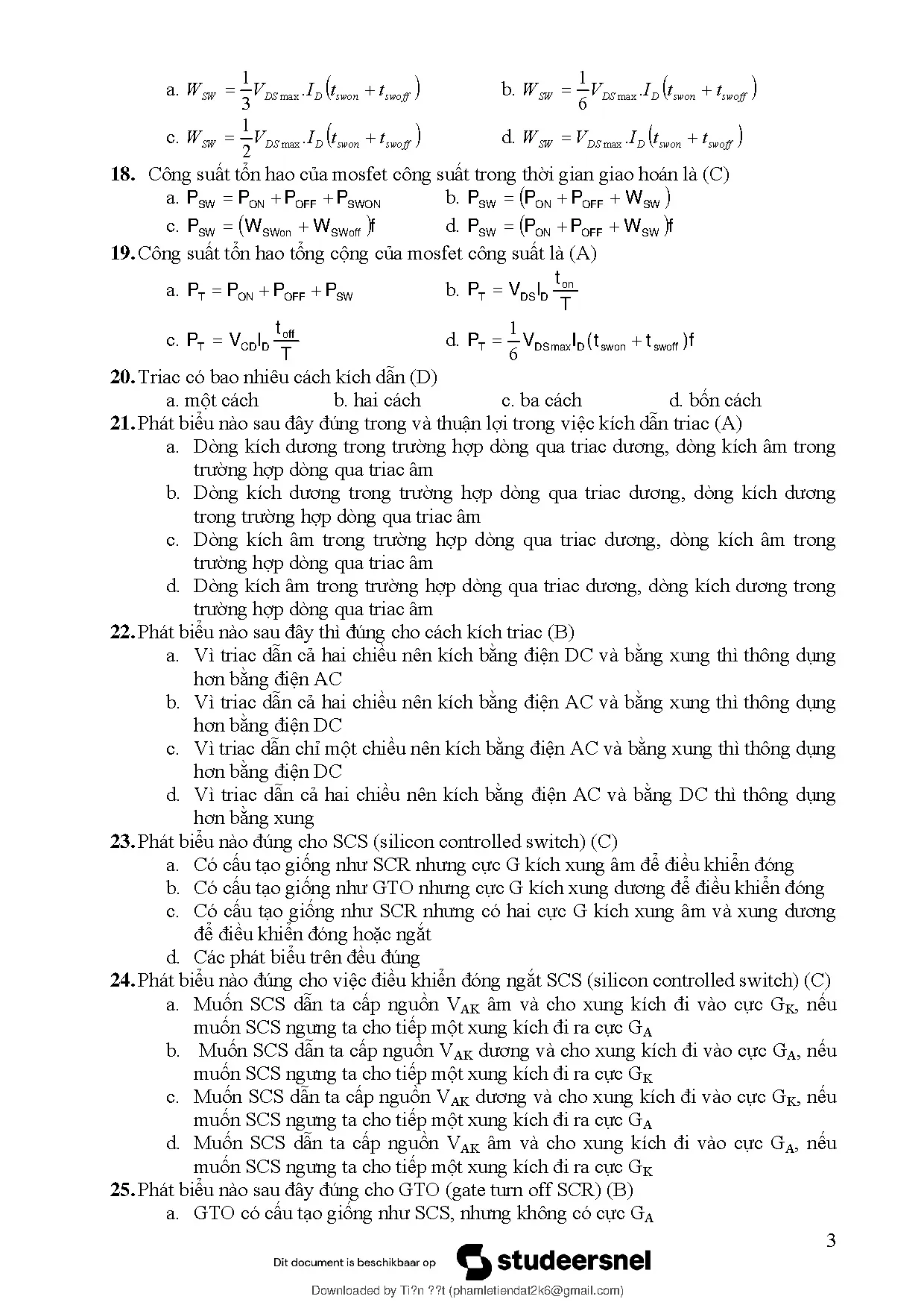 450-cau-hoi-trac-nghiem-mon-dien-tu-cong-suat-cot-loi - Trang 3