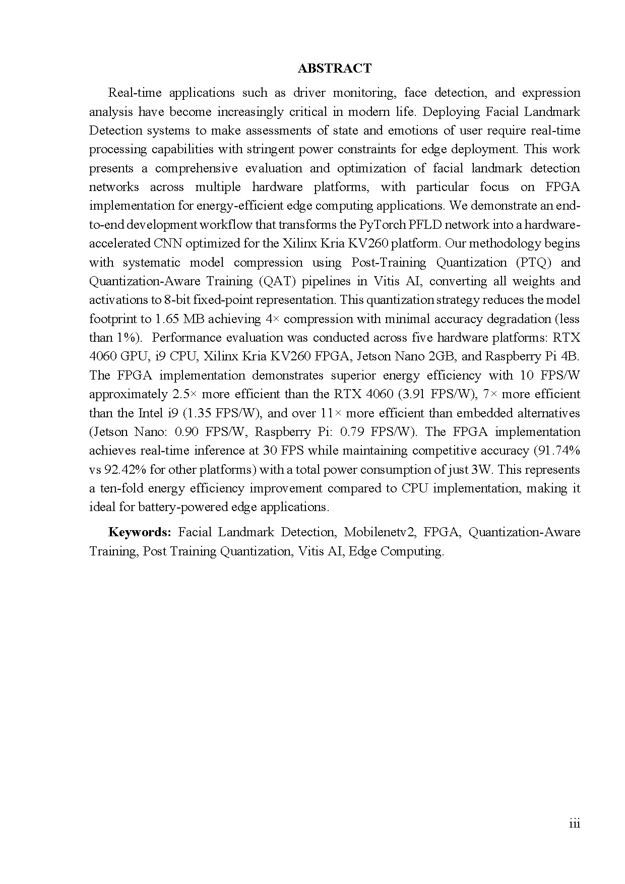 Đồ án tốt nghiệp - Facial landmark detection on multiple platforms using quantized mobilenetv2 FEAA - Trang 4