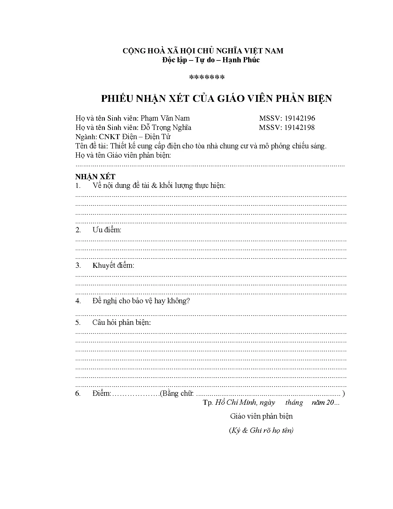 Đồ án tốt nghiệp - Thiết kế cung cấp điện cho tòa nhà chung cư An Phú và mô phỏng chiếu sáng - Trang 4