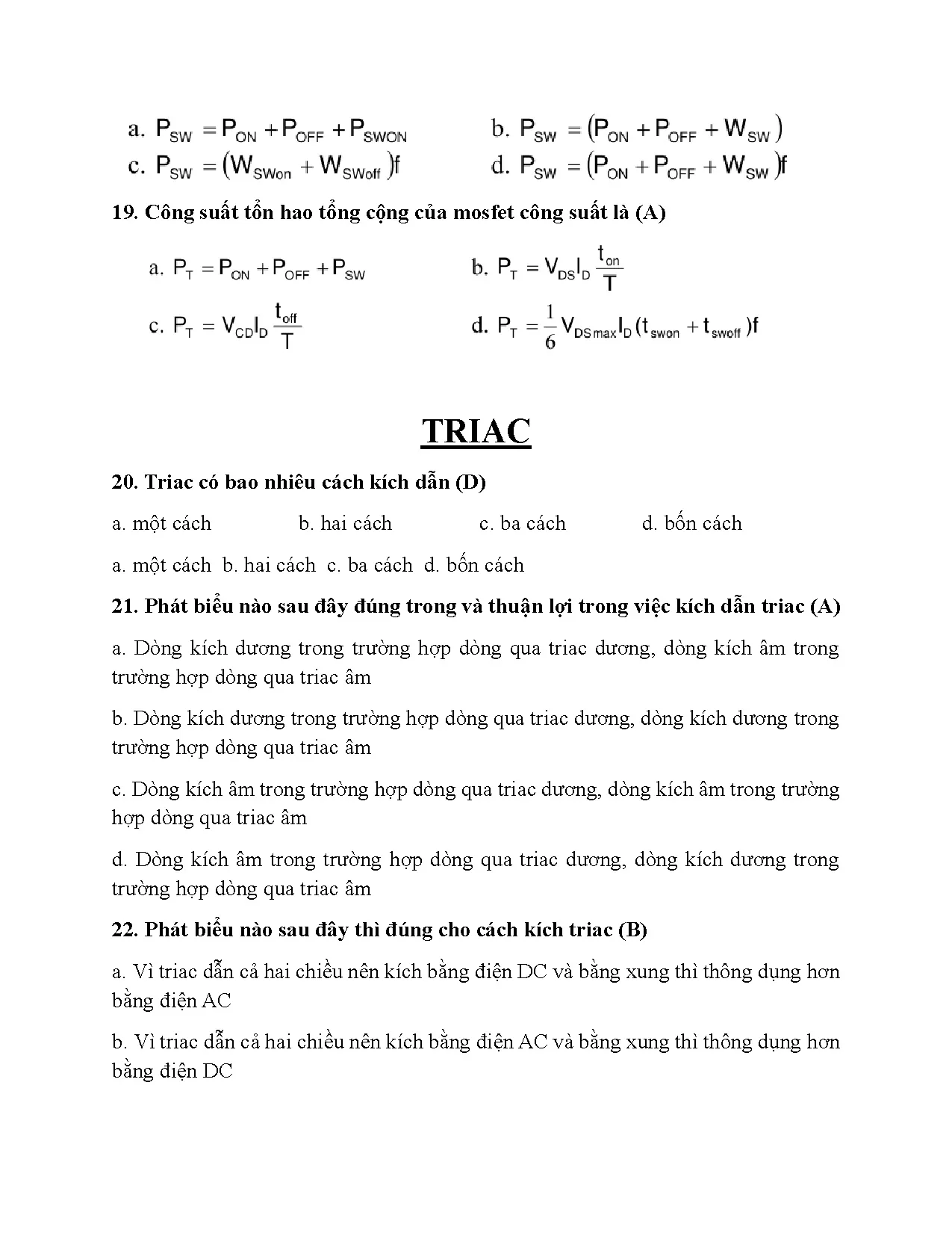 Lý thuyết (Trắc nghiệm) - Trang 4
